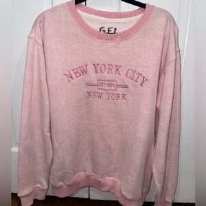 Pink New York City Sweatshirt
